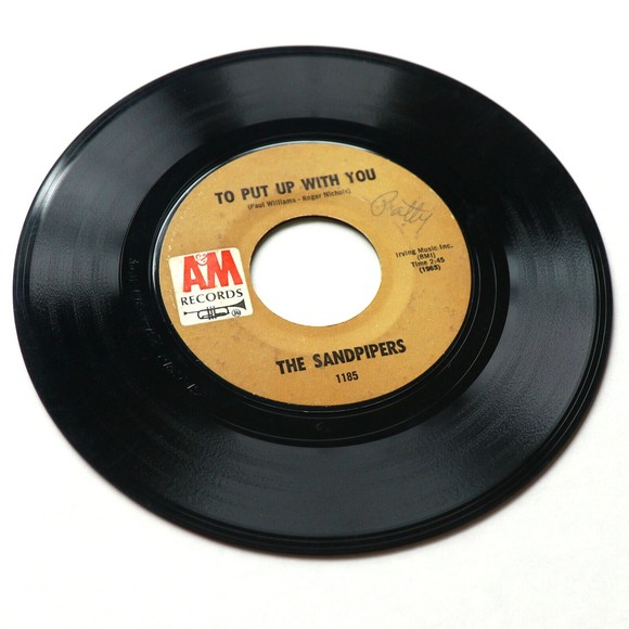 The Sandpipers - Come Saturday Morning / To Put Up With You 45 Vinyl 7" Single - Picture 6 of 7